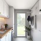 Varal de Parede Alumínio 1M Maxeb