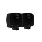 Varal de Parede de Plástico Preto 0,12x0,2x0,5cm Seca Secalux