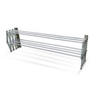 Varal De Parede Retrátil Aço Sanfonado - 100cm