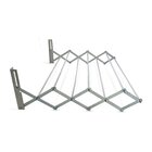 Varal De Parede Retrátil Aço Sanfonado - 60cm