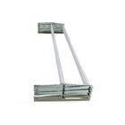 Varal De Parede Retrátil Aço Sanfonado - 80cm