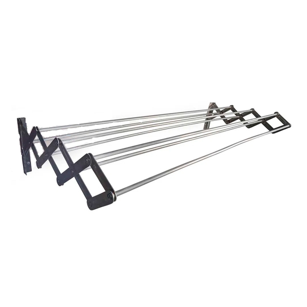 Varal De Parede Retrátil Alumínio Sanfonado 1,00m Mor