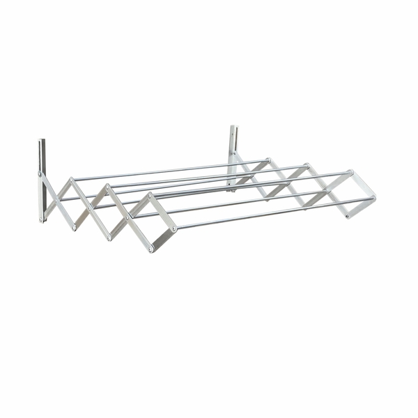 Varal De Parede Sanfonado 0,40 X 0,47 Leve E Compacto + Kit F