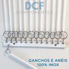 Varal De Parede Teto 6 Varetas Individual 110 Cm