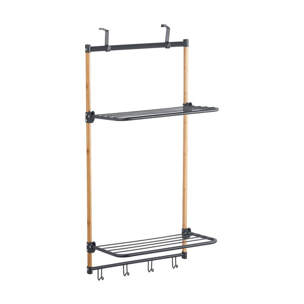 Varal De Porta com Abas Aço Bege 45 x 28 x 100 Simplo