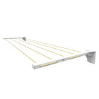 Varal De Roupa Para Parede Ou Muro Retrátil