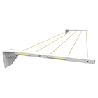 Varal De Roupa Para Parede Ou Muro Retrátil