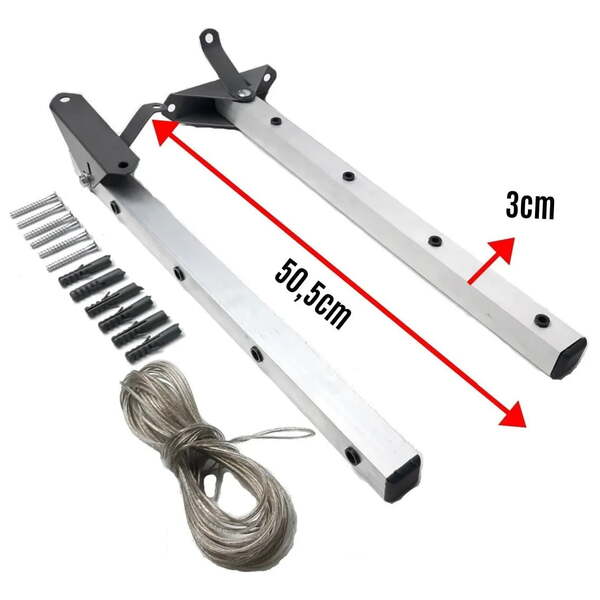 Varal De Roupa Para Varanda Janela Quintal Apartamento