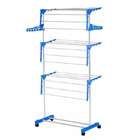 Varal De Roupas 3 Andares De Chão Dobrável Vertical