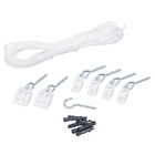 Varal de Teto Aço Preto 2x56x120cm Maxeb