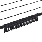 Varal de Teto Aço Preto 4x100x56cm Mônaco Secalux