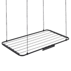 Varal de Teto Aço Preto 4x100x56cm Mônaco Secalux