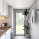 Varal de Teto Aço 56x90cm Maxeb