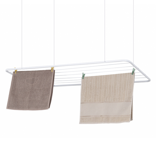 Varal de Teto Aço Branco 120x56cm Maxeb