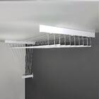 Varal De Teto Individual 10 Varetas Alumínio Branco 170 Cm