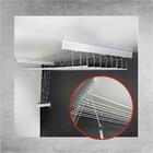 Varal De Teto Individual 10 Varetas Alumínio Branco 170 Cm