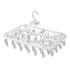 Varal De Teto Ou Apoio Com Gancho Multiuso Com 36 Prendedores