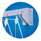 Varal de Teto ou Parede Aço 1,40M Prático Secalux