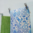 Varal Dobrável Articulável Basculante De Parede Muro - Preto