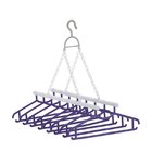 Varal Fácil Com 8 Cabides - Roxo