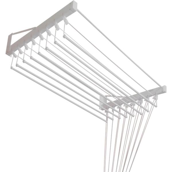 Varal Individual De Parede 140cm X 10 Varetas - Em Alumínio B