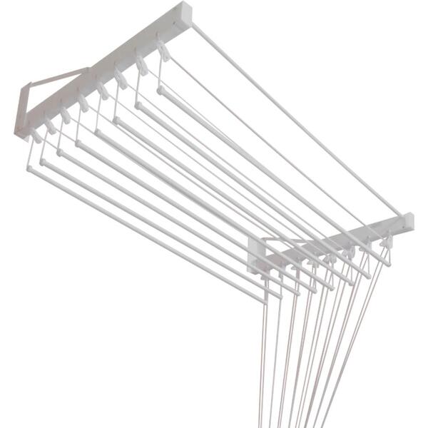 Varal Individual De Parede 165cm X 12 Varetas - Em Alumínio B