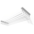 Varal Individual De Teto 80cm X 08 Varetas - Em Alumínio Bran