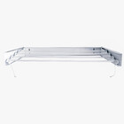 Varal Mágico Branco 4 Varetas Em Alumínio 74 Cm Retrátil