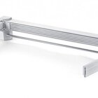 Varal Mágico Retrátil Dobrável De Parede 70cm E 5 Varetas