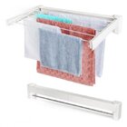 Varal Mágico Retrátil Dobrável De Parede 70cm E 5 Varetas