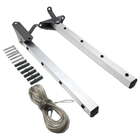 Varal Movel Dobravel Para Casa Apartamento Muro De Aluminio