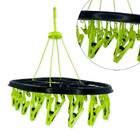 Varal Para Roupas Íntimas Compacto Com Pregadores