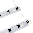 Varal Parede Aço  Branco 5 cordas de até 350cm Maxeb