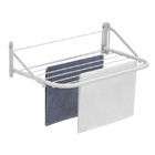 Varal Parede Aço Branco 56x34x15cm Maxeb