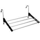 Varal Portátil Dobrável De Alumínio Para Box  Janela E Porta