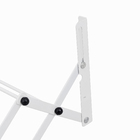 Varal Retrátil Aço 77x43x16cm Maxeb