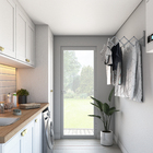 Varal Retrátil Alumínio 77cm Maxeb