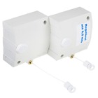 Varal Retrátil/Automático Plástico Branco 2 cordas de 6m cada Maxeb