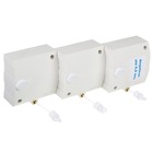 Varal Retrátil/Automático Plástico Branco 3 cordas de 6m cada Maxeb