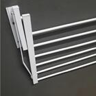 Varal Retratil De Parede 6 Varetas Aluminio 110 Cm Branco