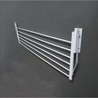 Varal Retratil De Parede 6 Varetas Aluminio 130 Cm Branco