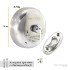 Varal Retrátil Extensível 2,7m Lavanderia Banheiro Aço Inox