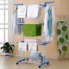 Varal Roupa Vertical Chao 3 Andares Dobravel Suporte Cabide R