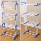 Varal Roupa Vertical Chao 3 Andares Dobravel Suporte Cabide R