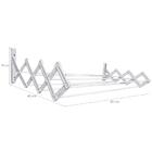 Varal Sanfonado 0,60m X 0,42m X 0,16m Secalux