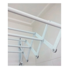 Varal Sanfonado 140cm X 07 Varetas - Em Alumínio Branco