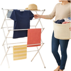 Varal Vertical Retrátil De Chão - Branco