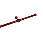 Varão Para Cortina 3 Mts Vinho