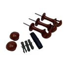 Varão Para Cortina 3 Mts Vinho