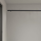 Varão para Cortina Alumínio 1,50m TBG Preto 28mm